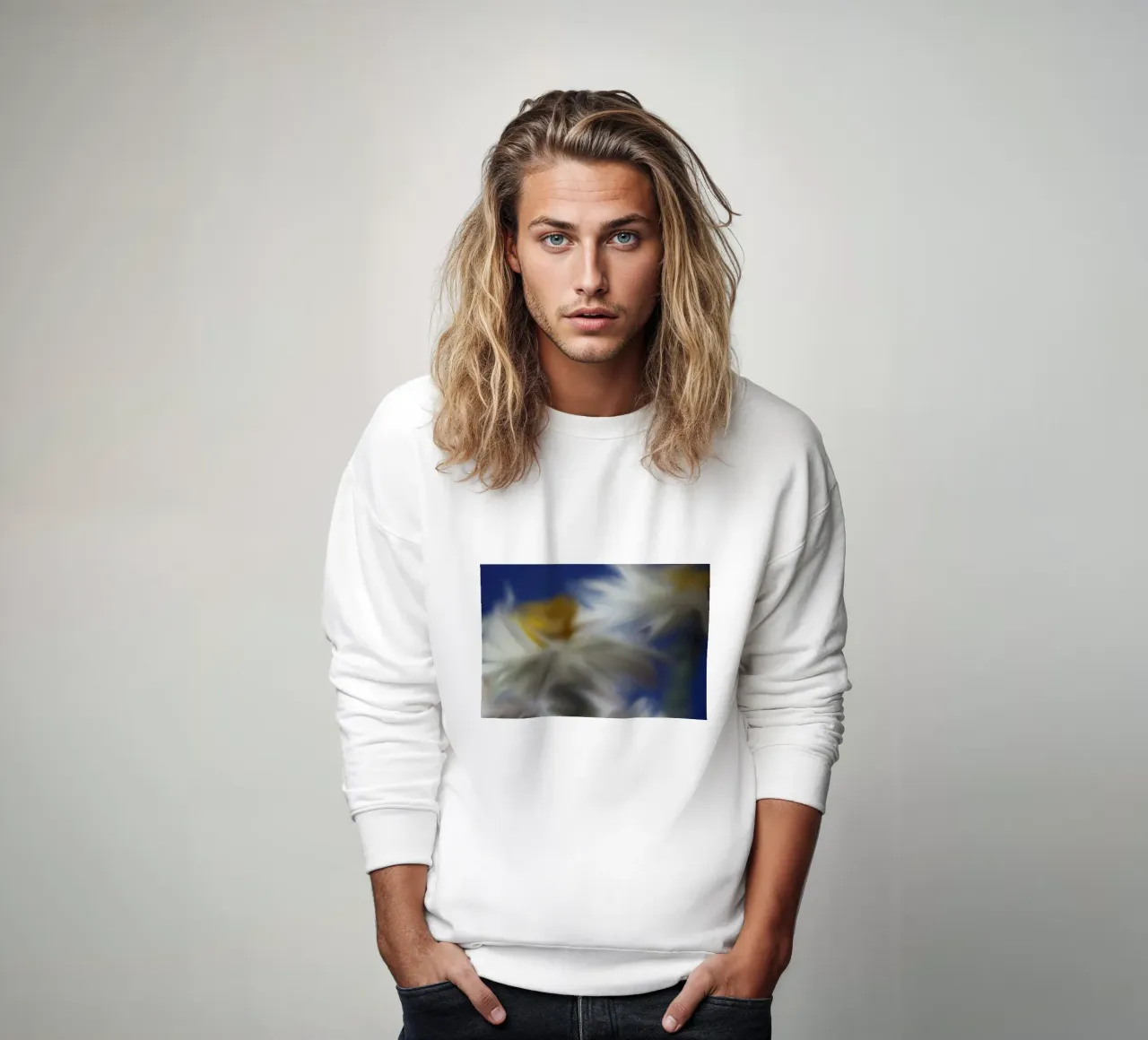 Due fiori sfocati artisticamente felpa da Something for you