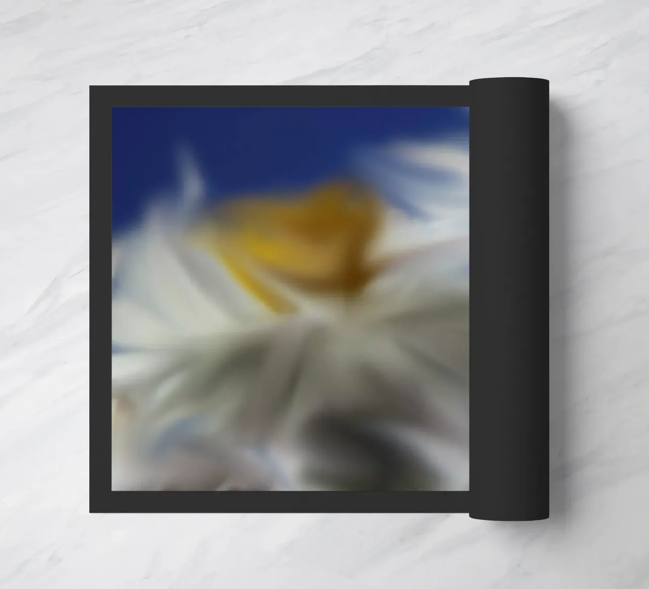 Due fiori sfocati artisticamente zerbino da Something for you