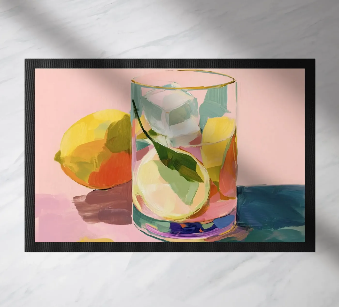 Lemon Light Fußmatte von softsoul