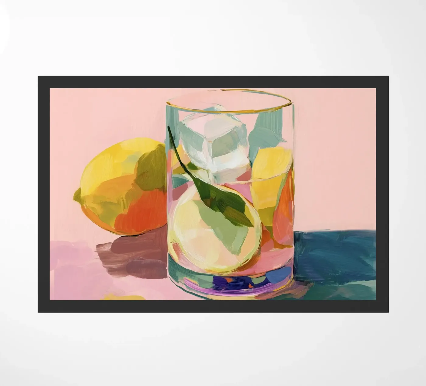 Lemon Light Fußmatte von softsoul