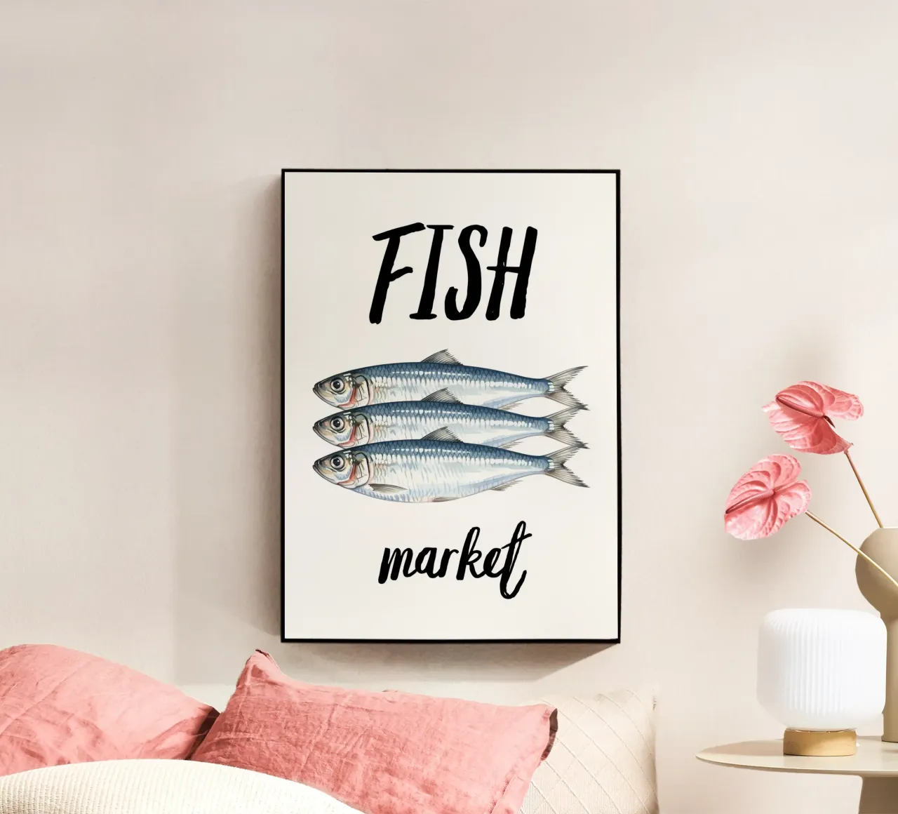 Fish Market plexiglass da Quotes on walls