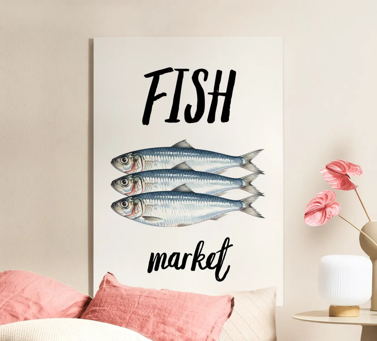 Fish Market plexiglass da Quotes on walls