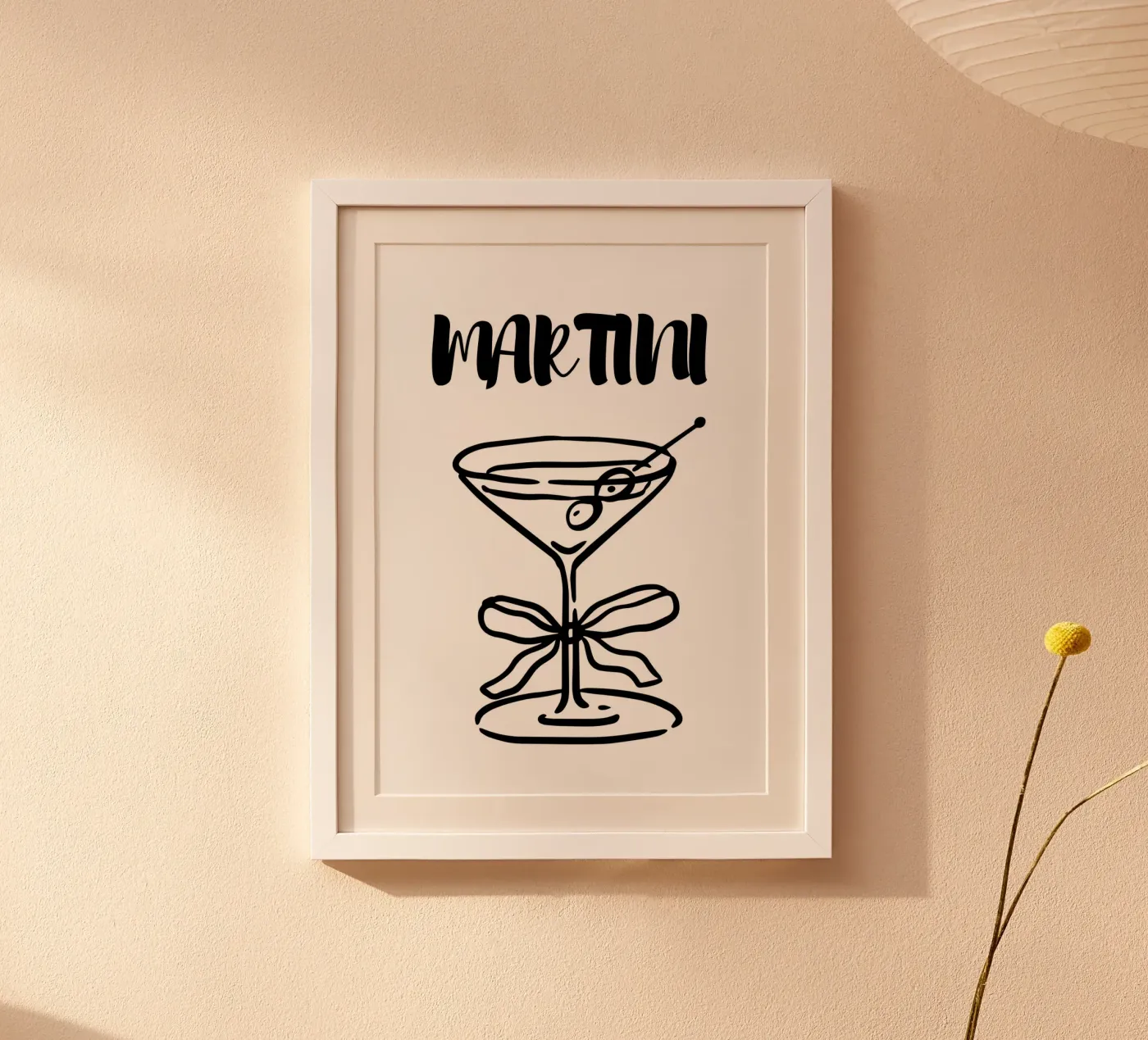 Martini poster de Quotes on walls