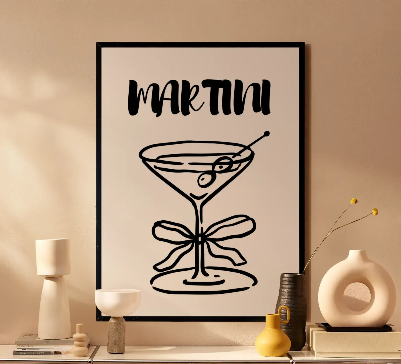 Martini poster de Quotes on walls