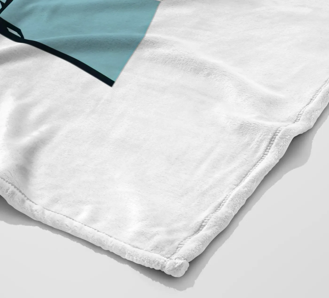 rooster crowing fleece blanket by Minimalist vector art