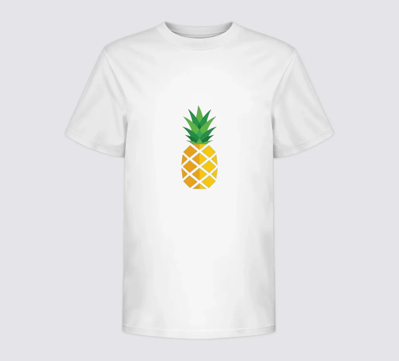 ananas t-shirt bambini da Minimalist vector art