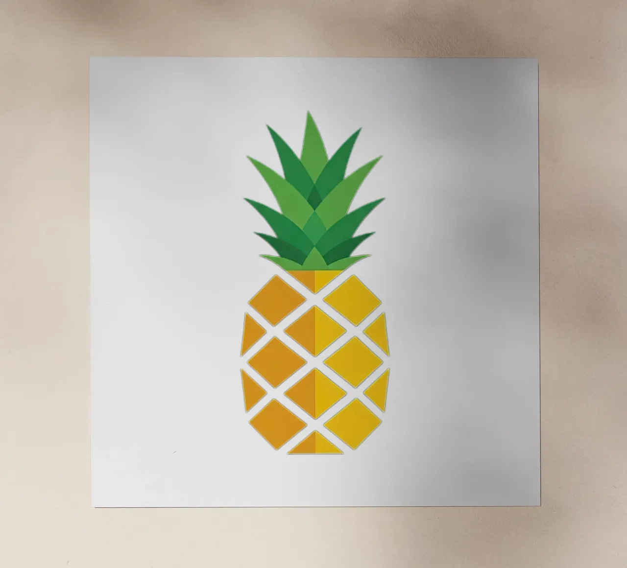 pineapple pellicola backlit da Minimalist vector art