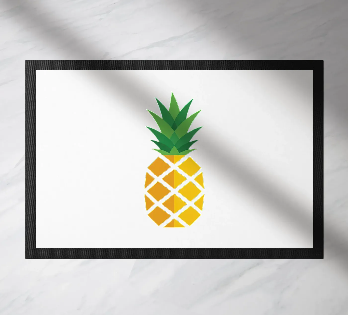 pineapple doormat by Minimalist vector art