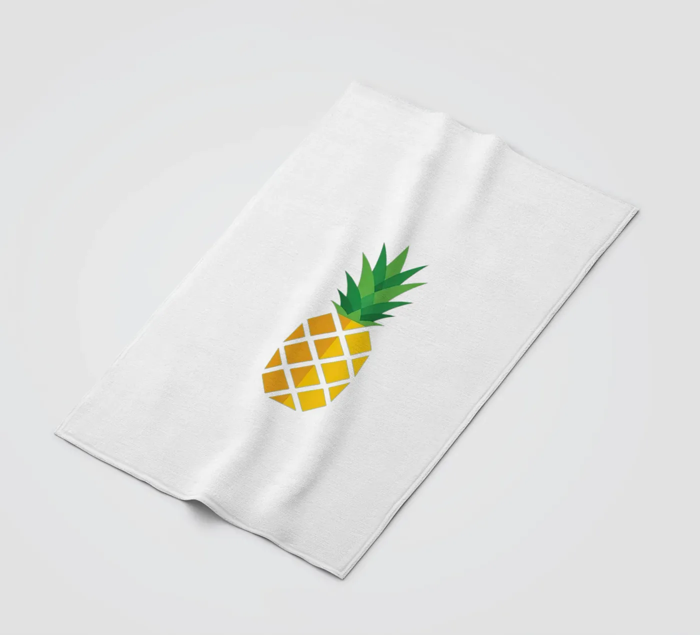 ananas fleecedeken van Minimalist vector art