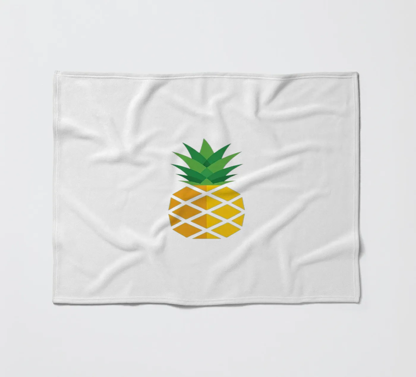ananas fleecedeken van Minimalist vector art