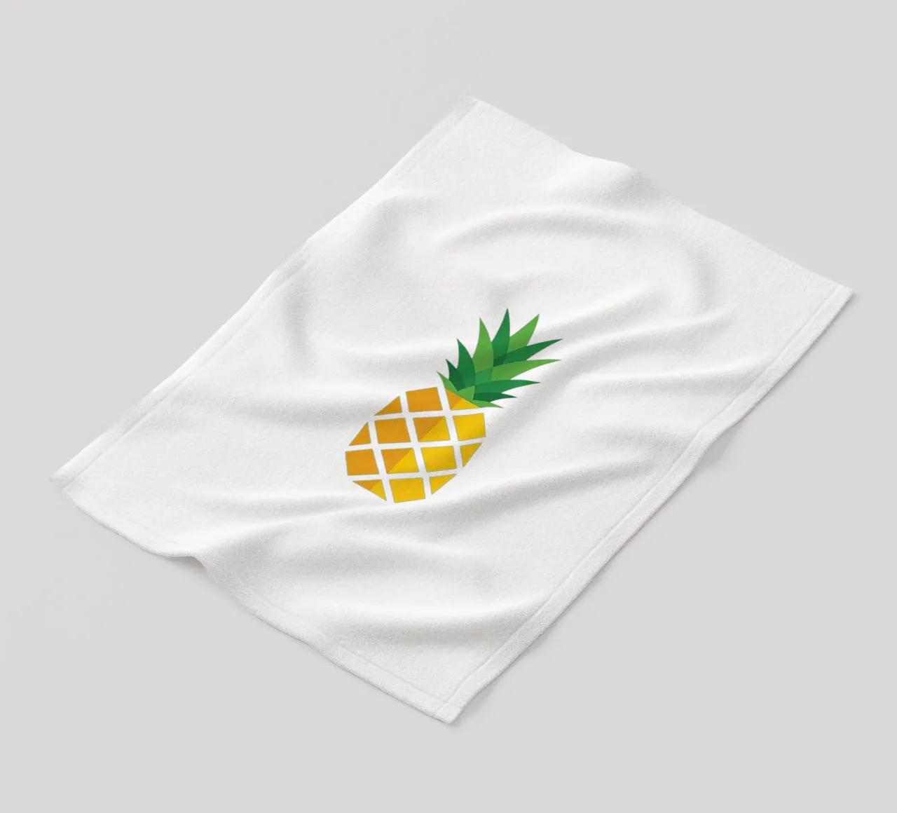 pineapple fleece blanket by Minimalist vector art