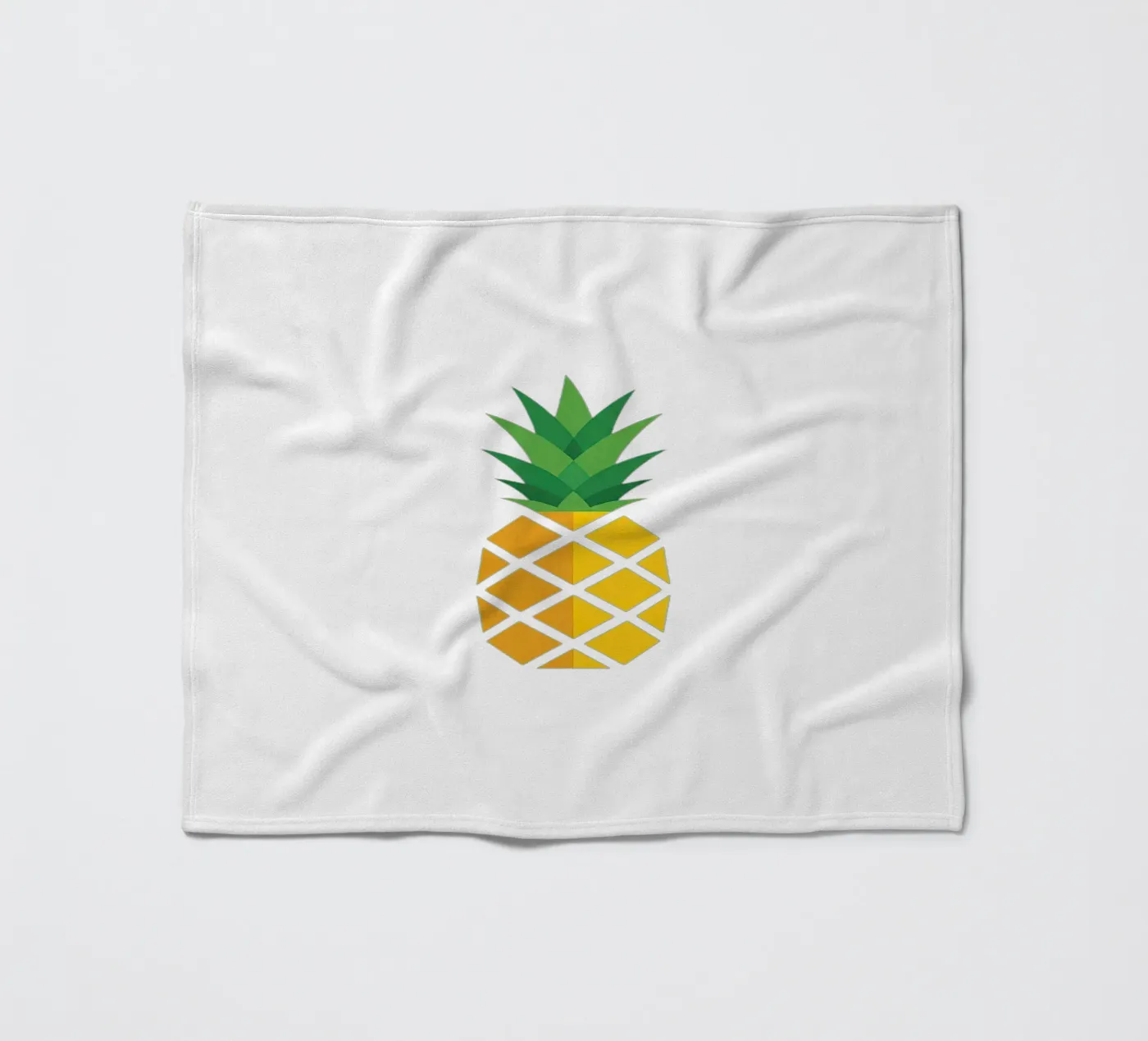 ananas fleecedeken van Minimalist vector art