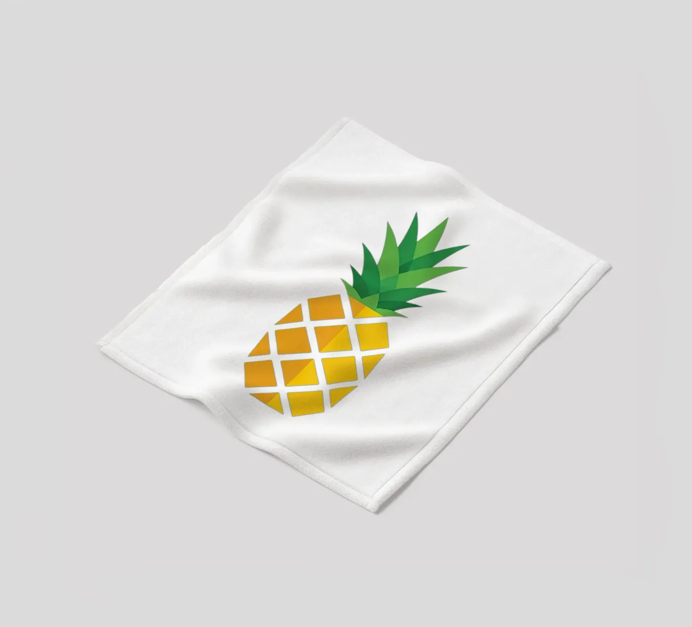 ananas fleecedeken van Minimalist vector art