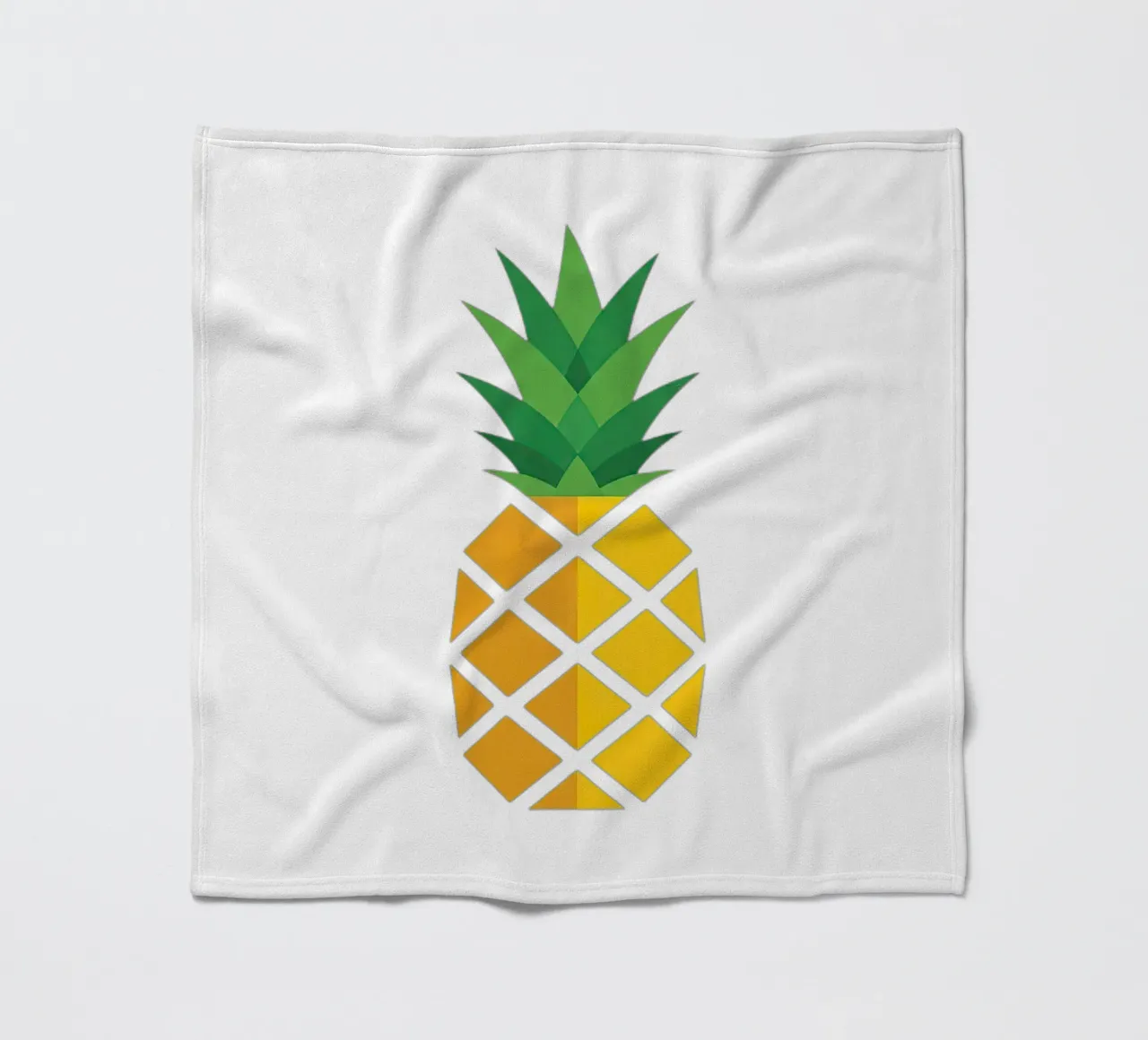 pineapple fleece blanket by Minimalist vector art