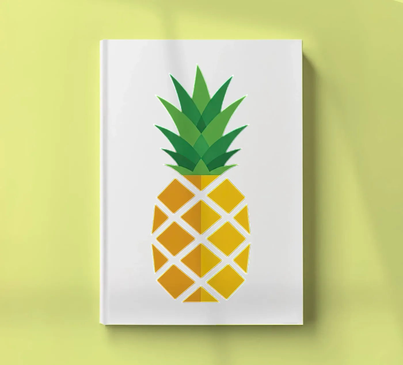 ananas quaderno da Minimalist vector art