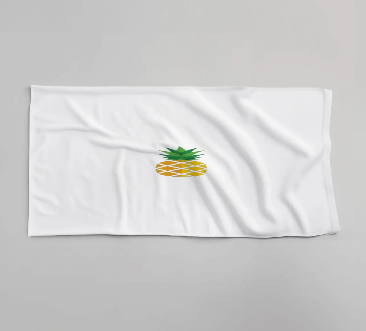 pineapple towel by Minimalist vector art
