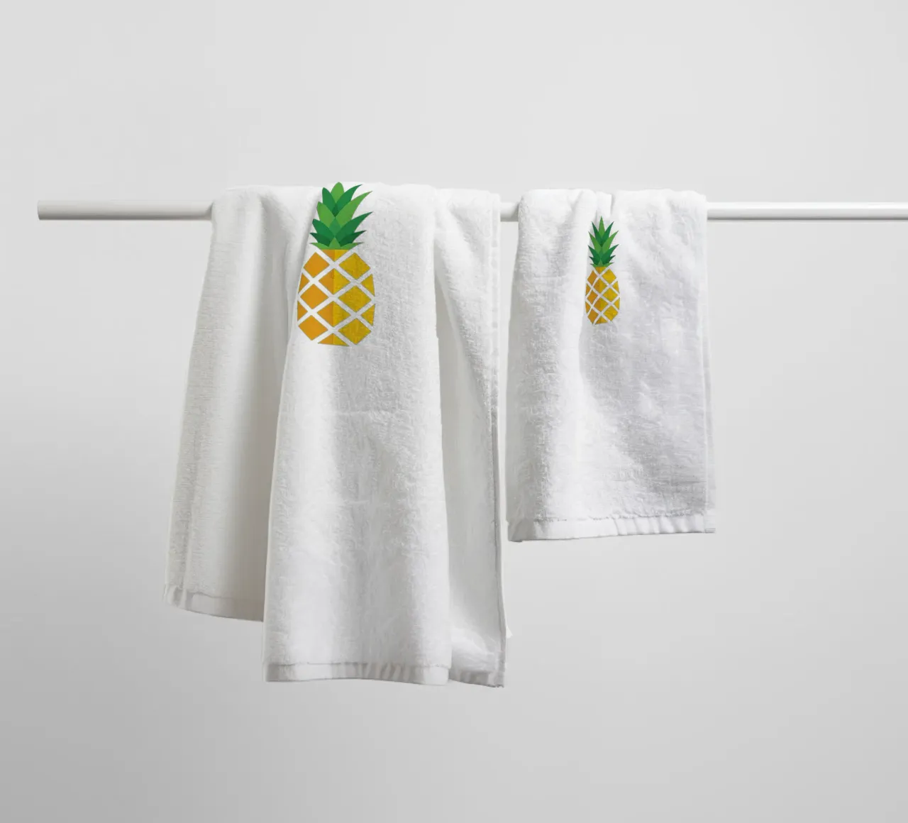 pineapple towel by Minimalist vector art