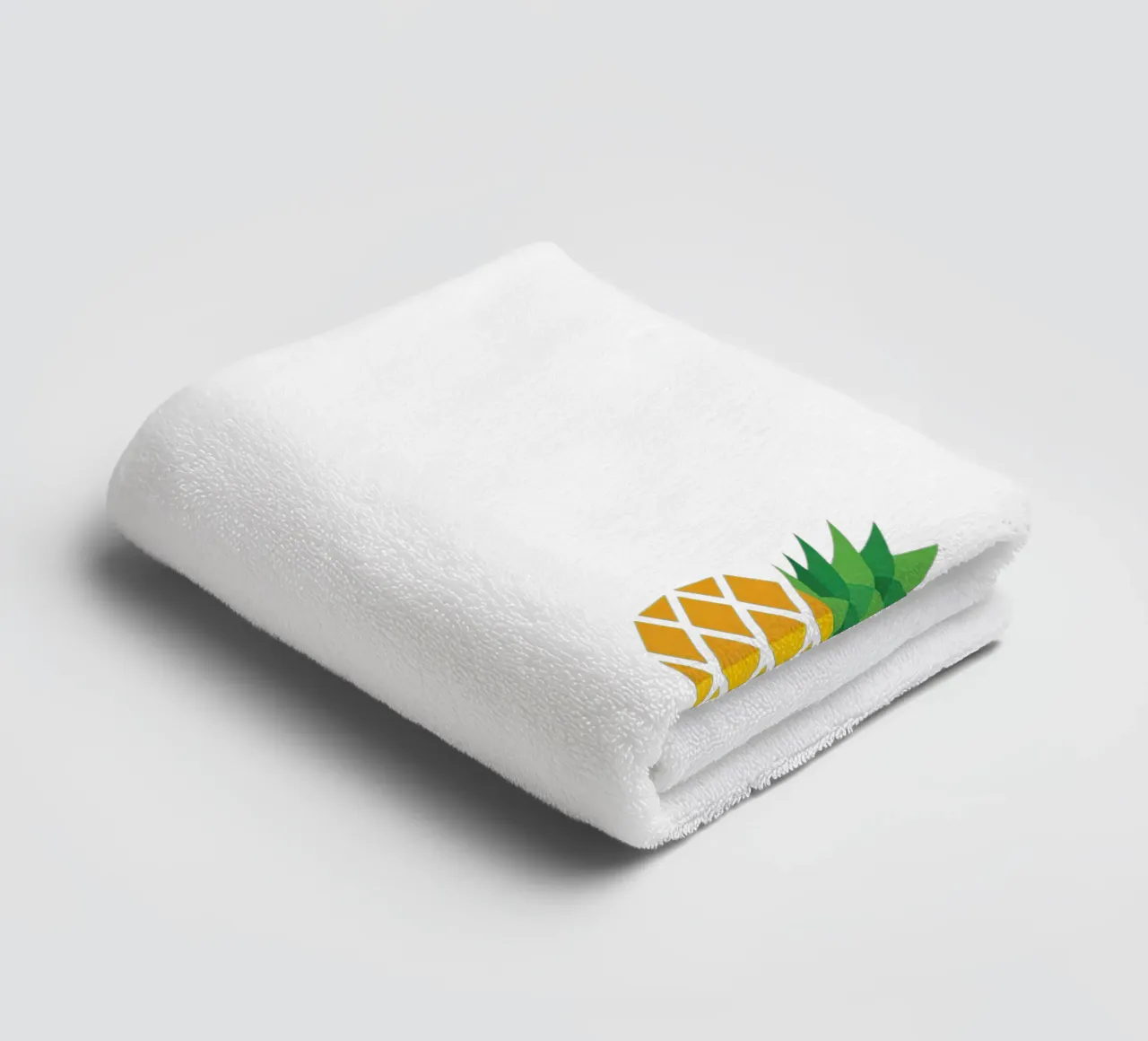 pineapple towel by Minimalist vector art