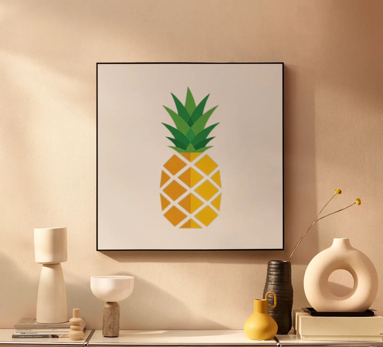 ananas plexiglass da vector art