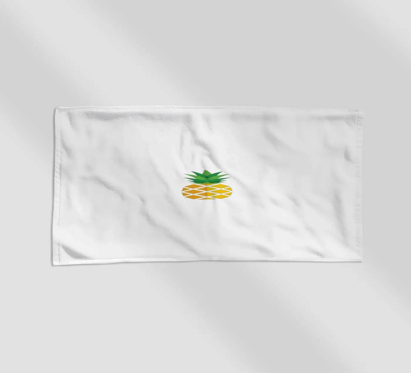 pineapple beach towel by Minimalist vector art