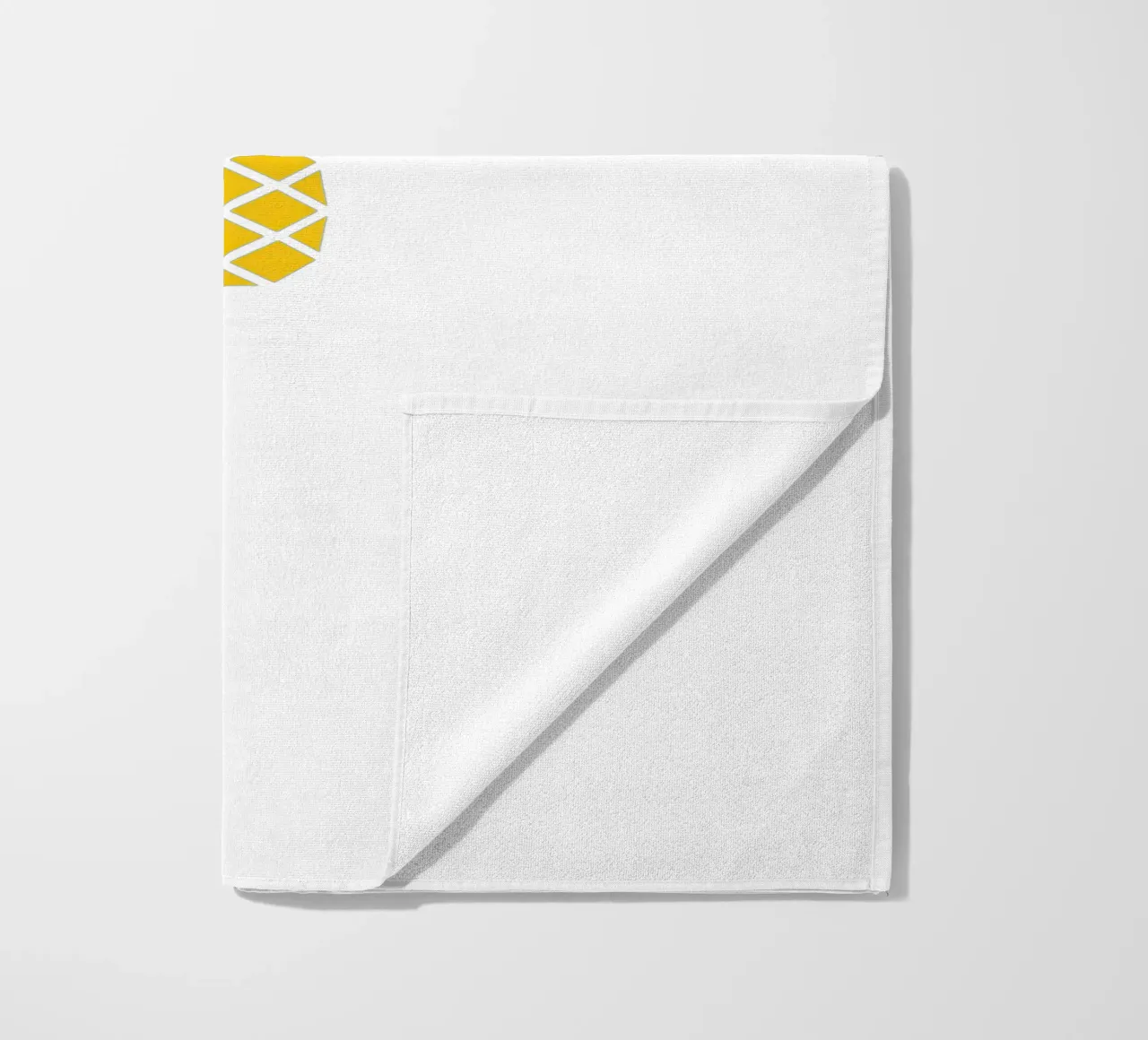 ananas telo mare da Minimalist vector art