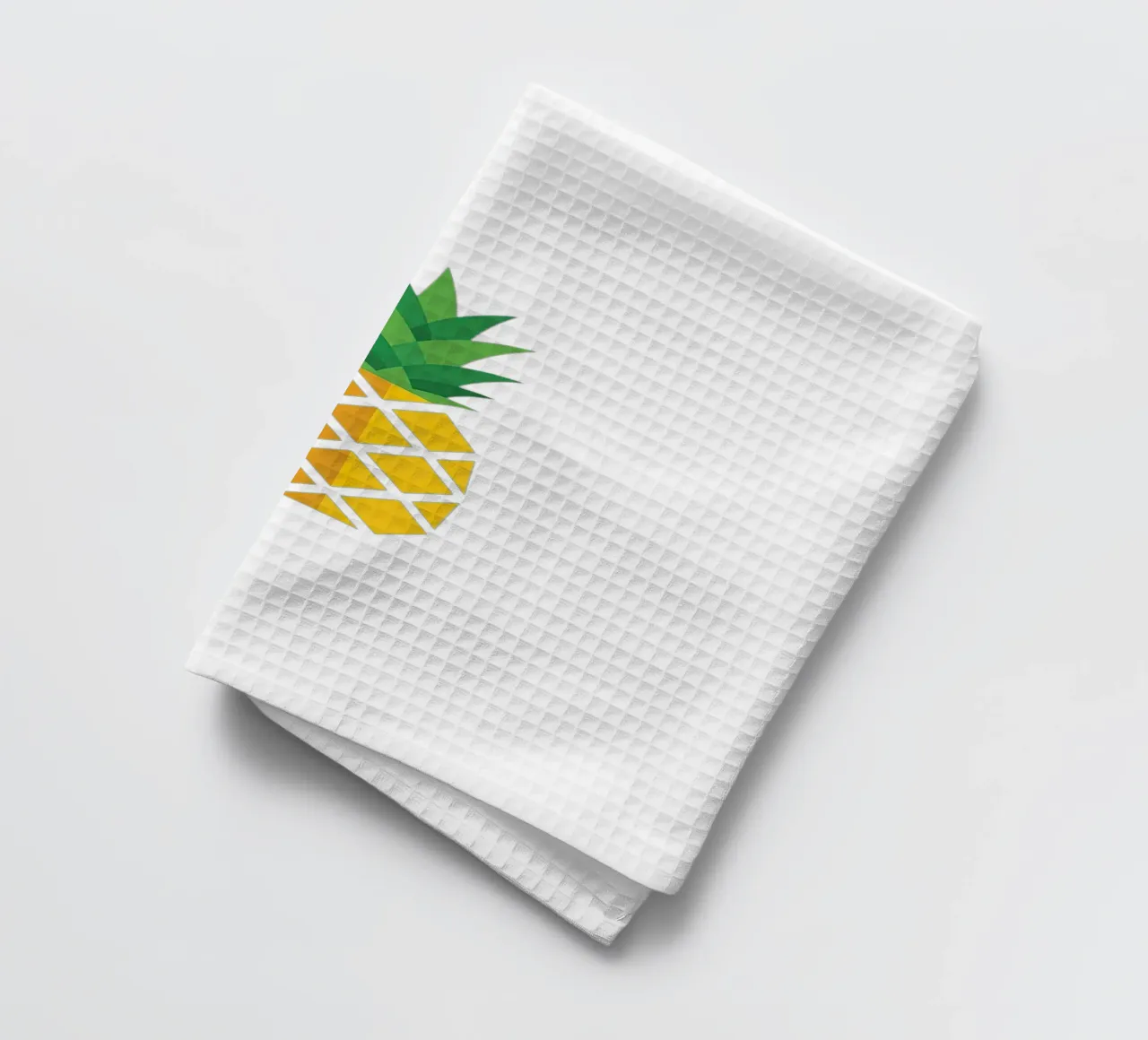 ananas torchon de Minimalist vector art