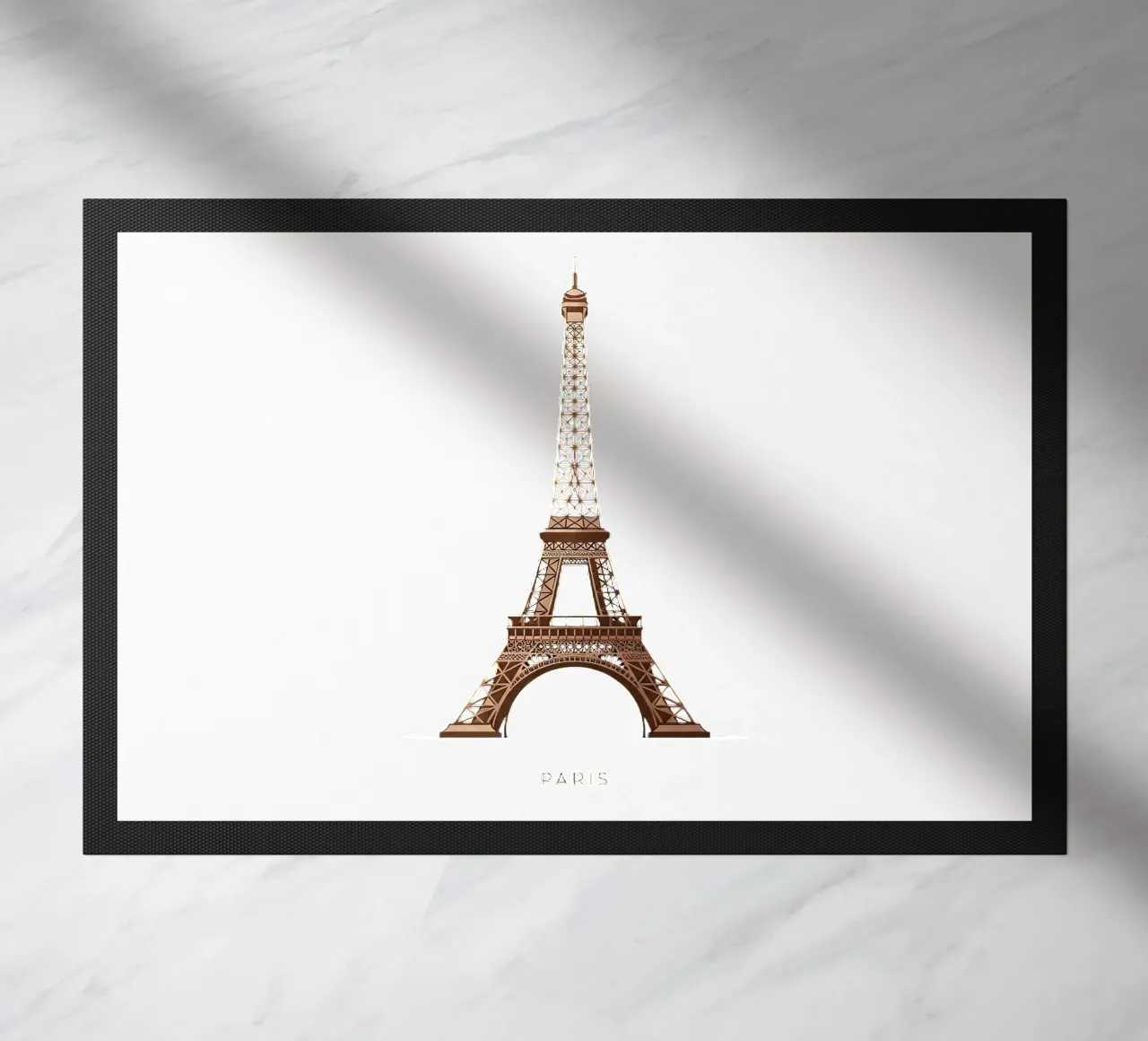 Eiffel Tower zerbino da Minimalist vector art