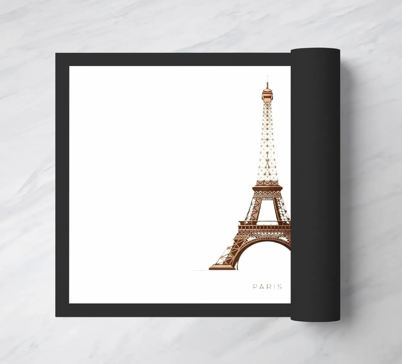 Eiffel Tower zerbino da Minimalist vector art