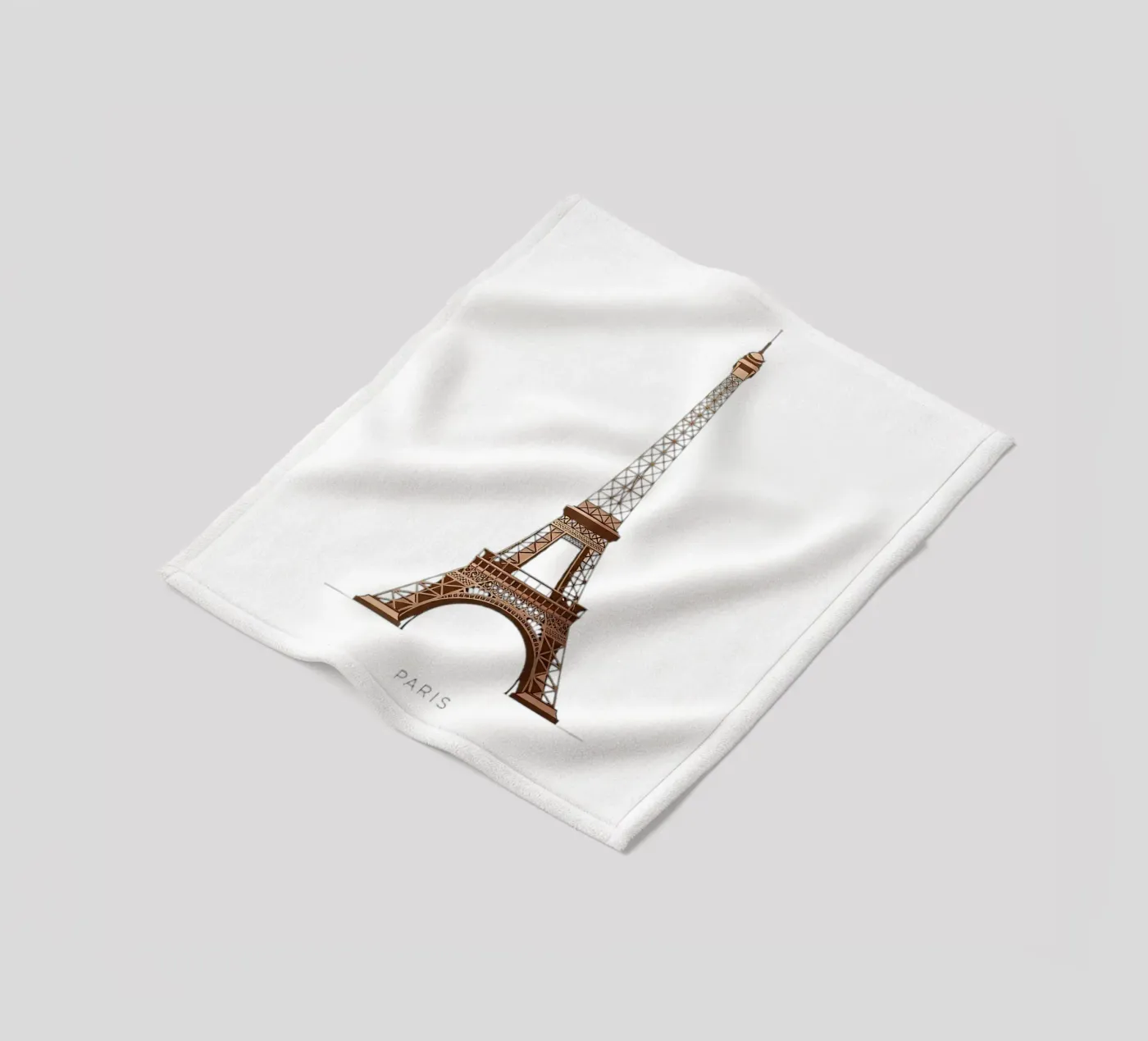 Torre Eiffel coperta in pile da Minimalist vector art