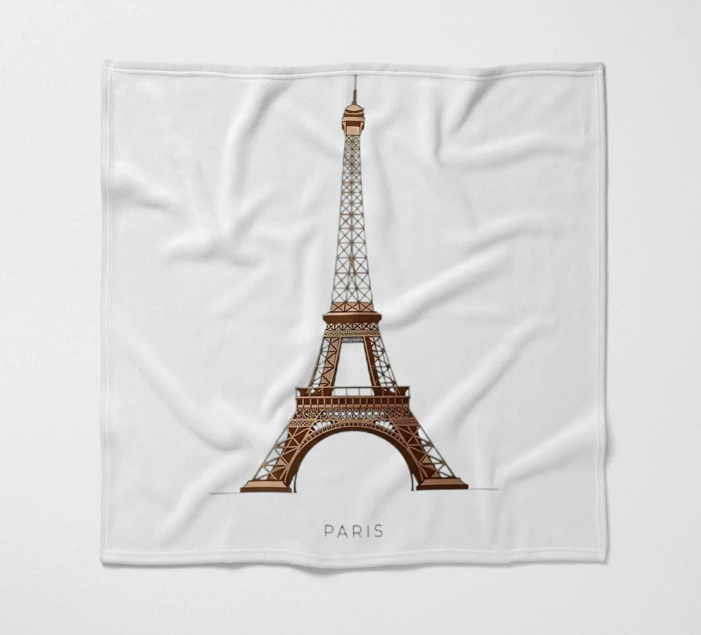 Torre Eiffel coperta in pile da Minimalist vector art