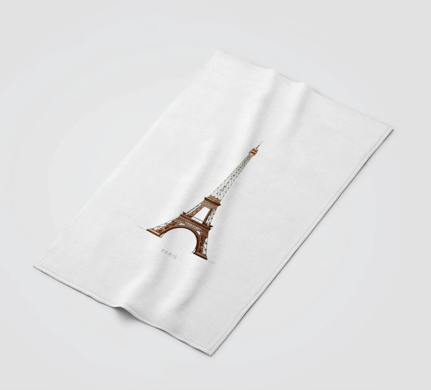 Torre Eiffel coperta in pile da Minimalist vector art