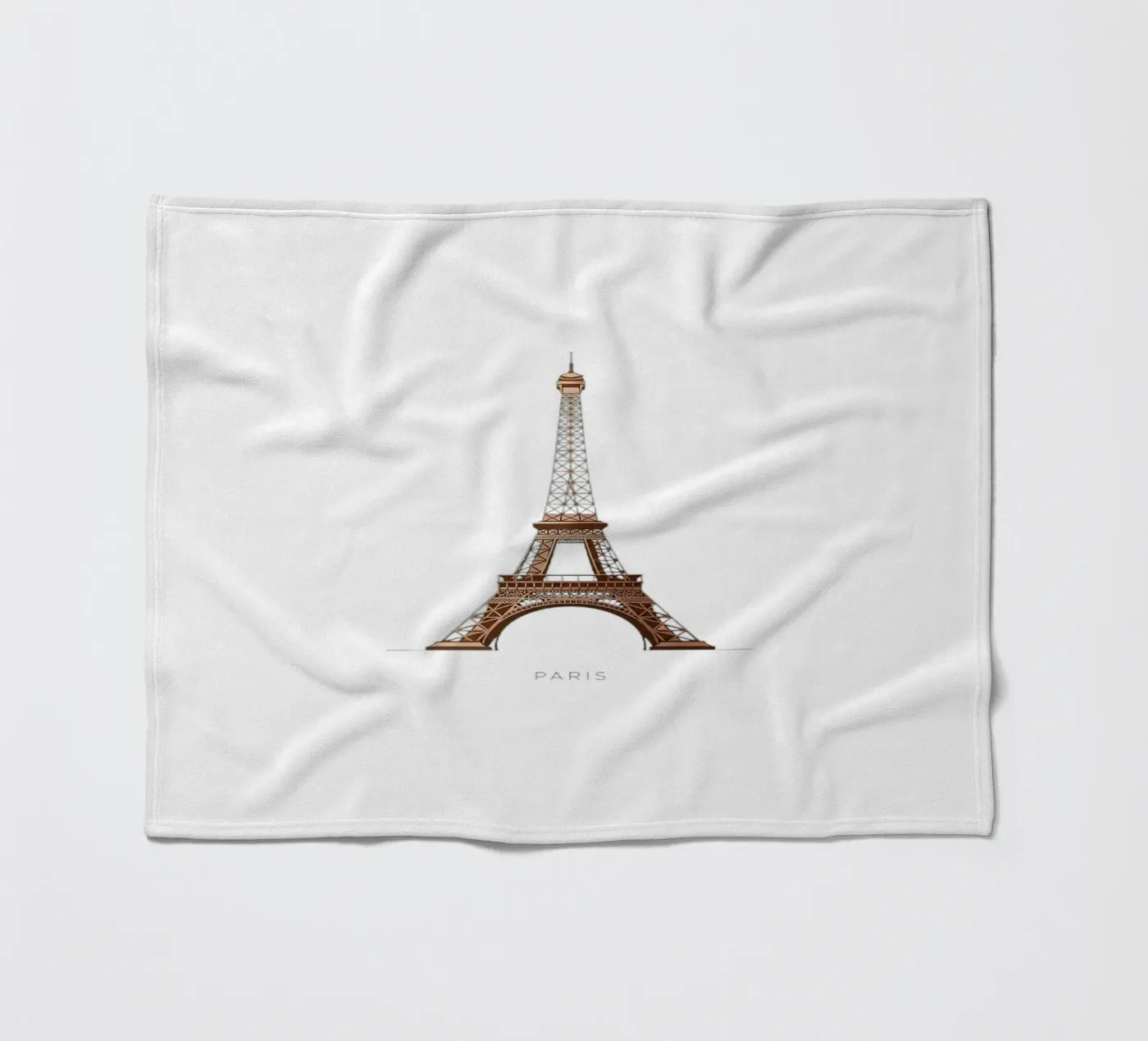 Torre Eiffel coperta in pile da Minimalist vector art