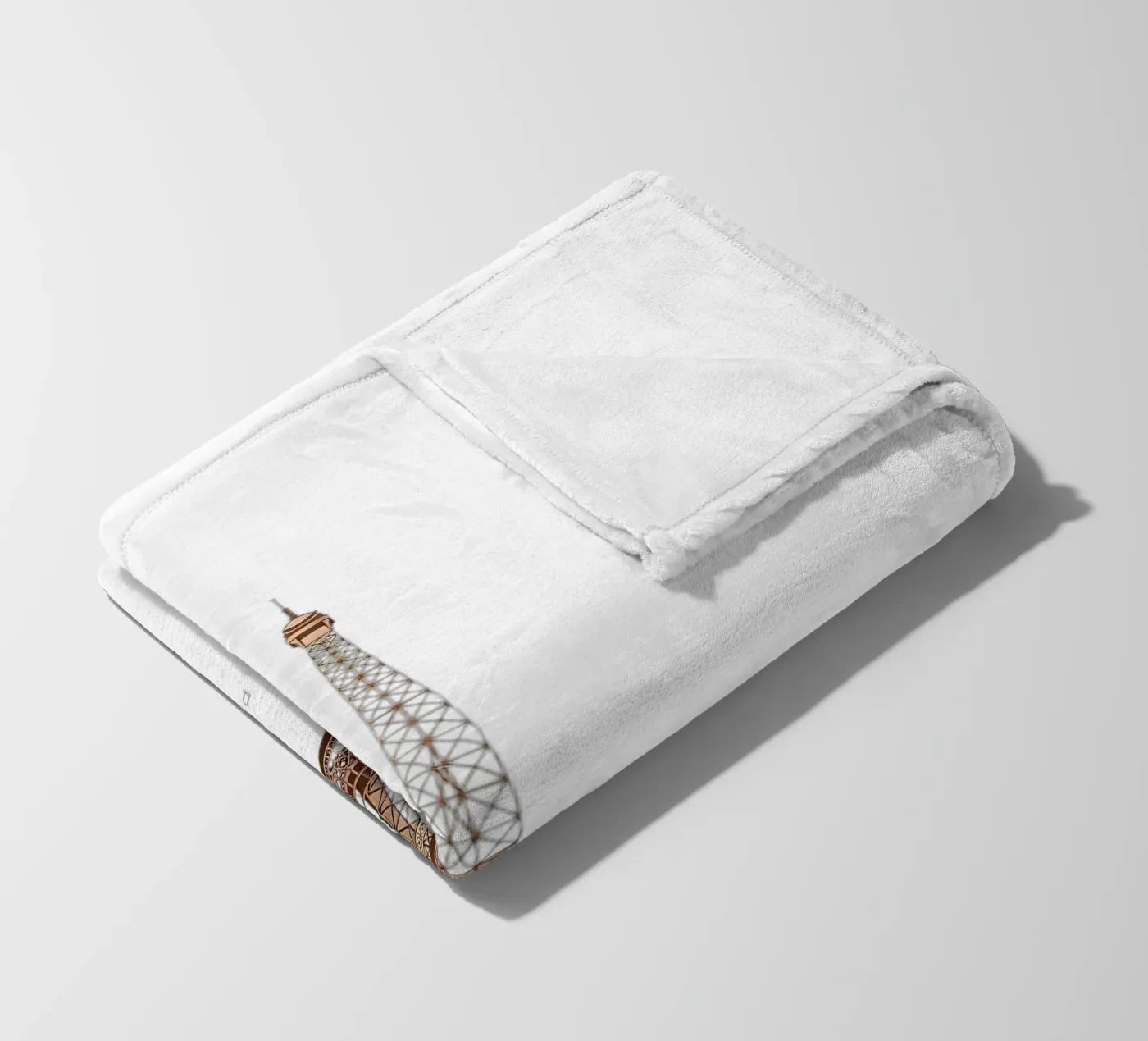 Torre Eiffel coperta in pile da Minimalist vector art