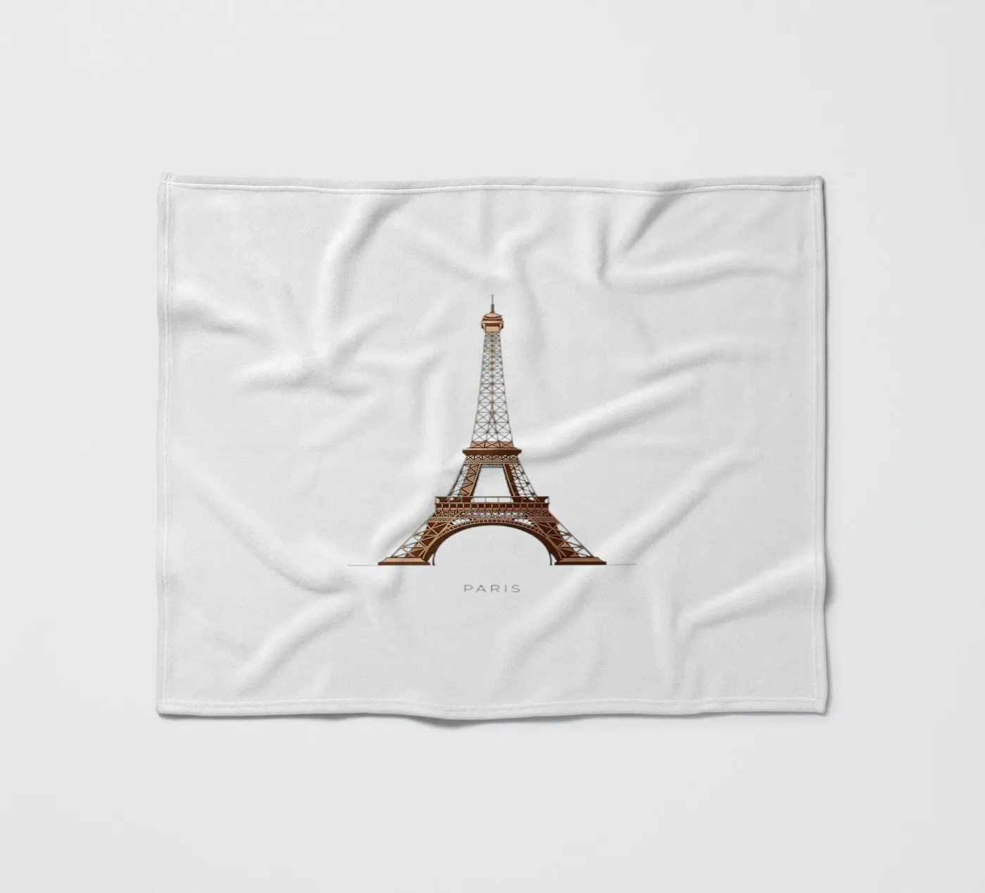 Torre Eiffel coperta in pile da Minimalist vector art