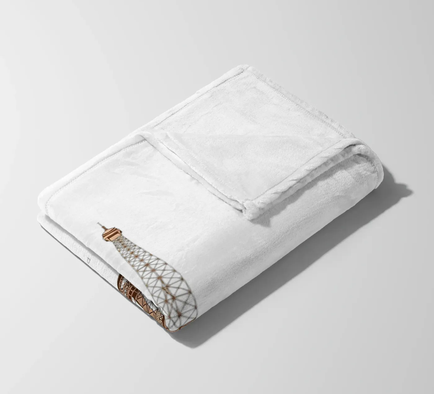 Torre Eiffel coperta in pile da Minimalist vector art