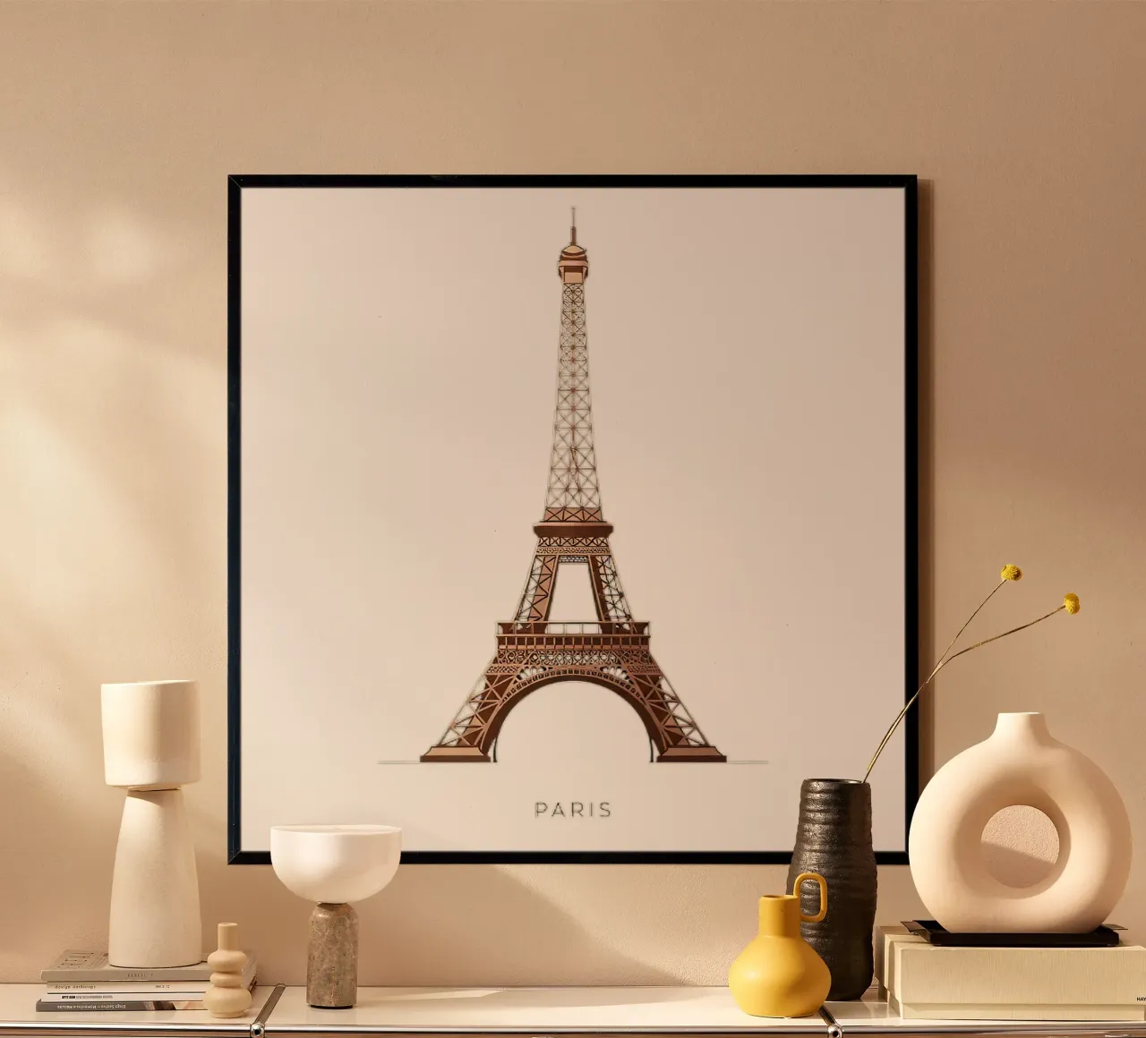 Eiffel Tower poster da vector art