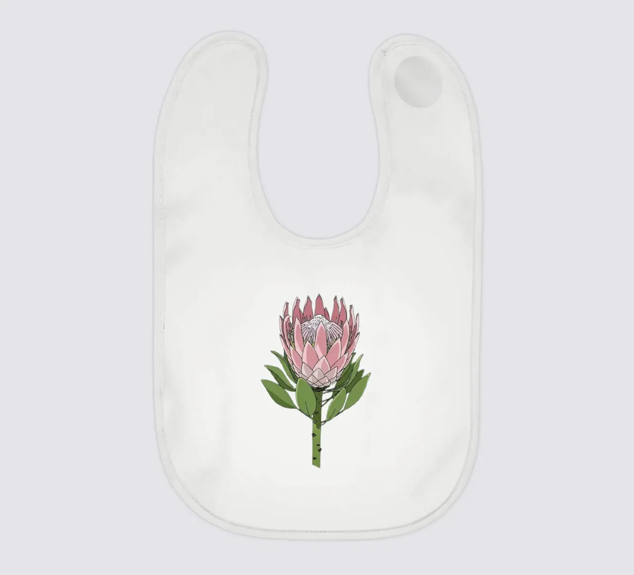 Re Protea bavaglino da vector art