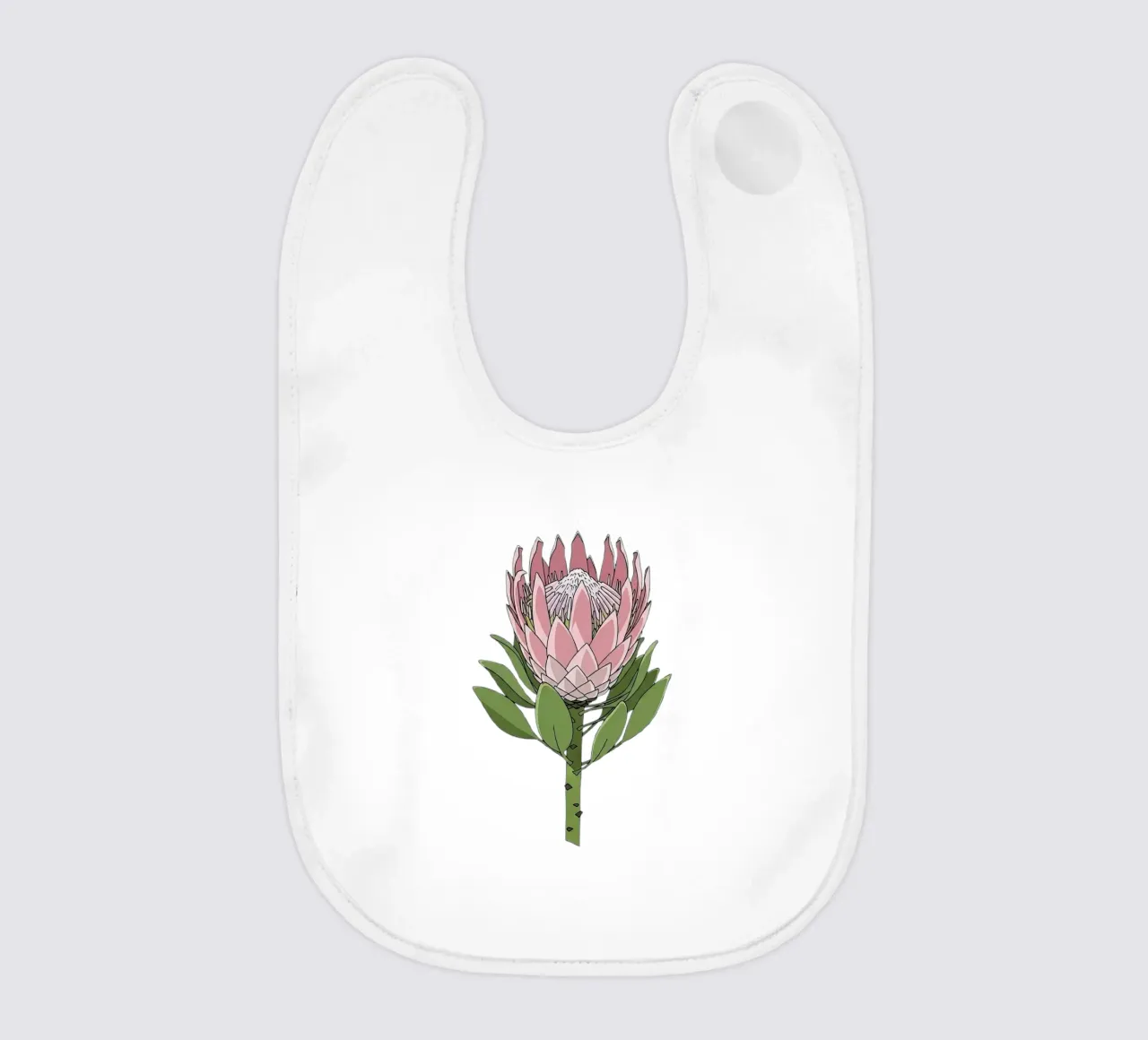 Re Protea bavaglino da vector art