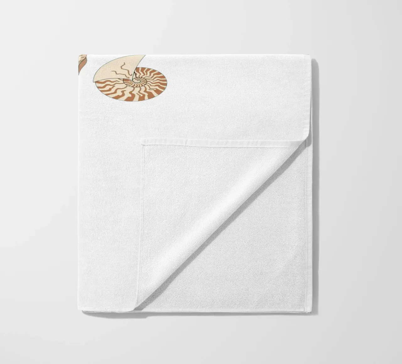 seashell varieties telo mare da Minimalist vector art