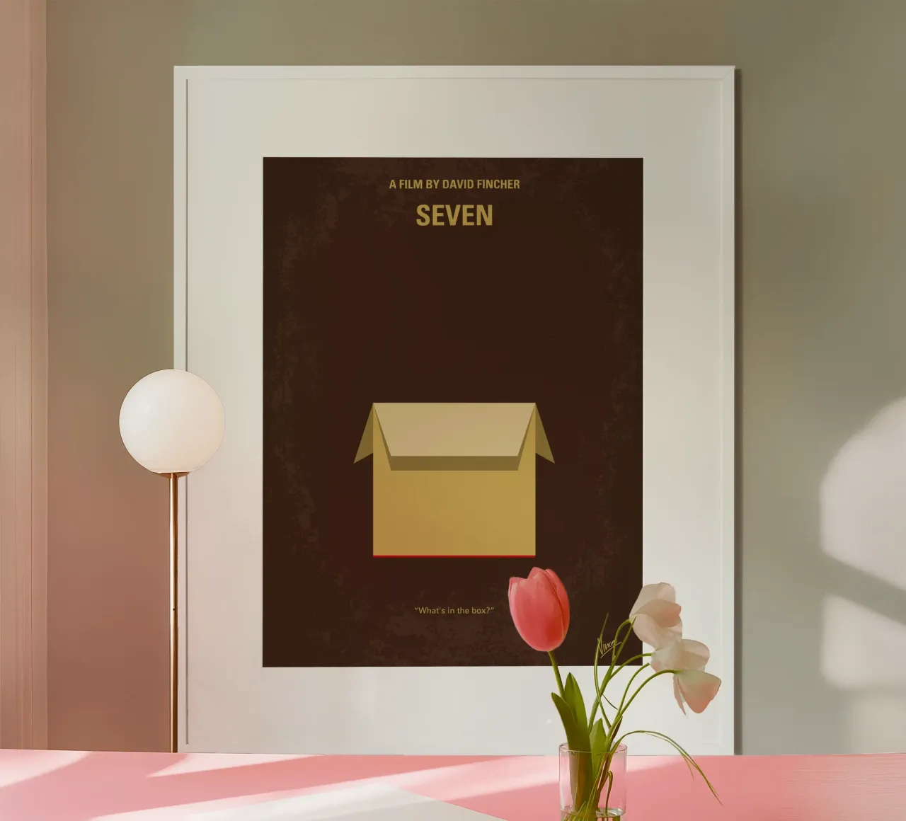 No233 My Seven minimal movie poster poster da Chungkong