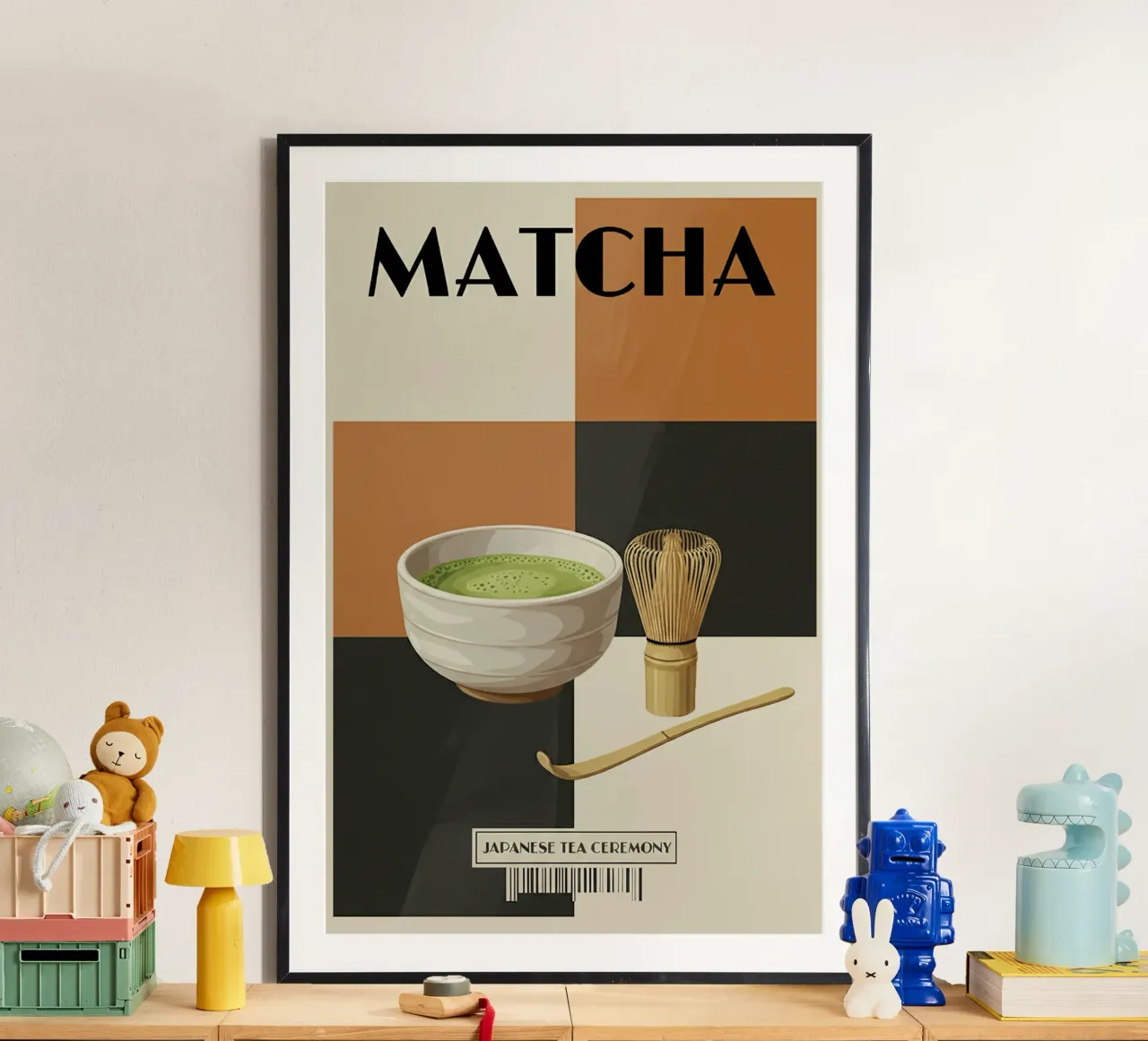 Matcha time poster by Tasty Colors