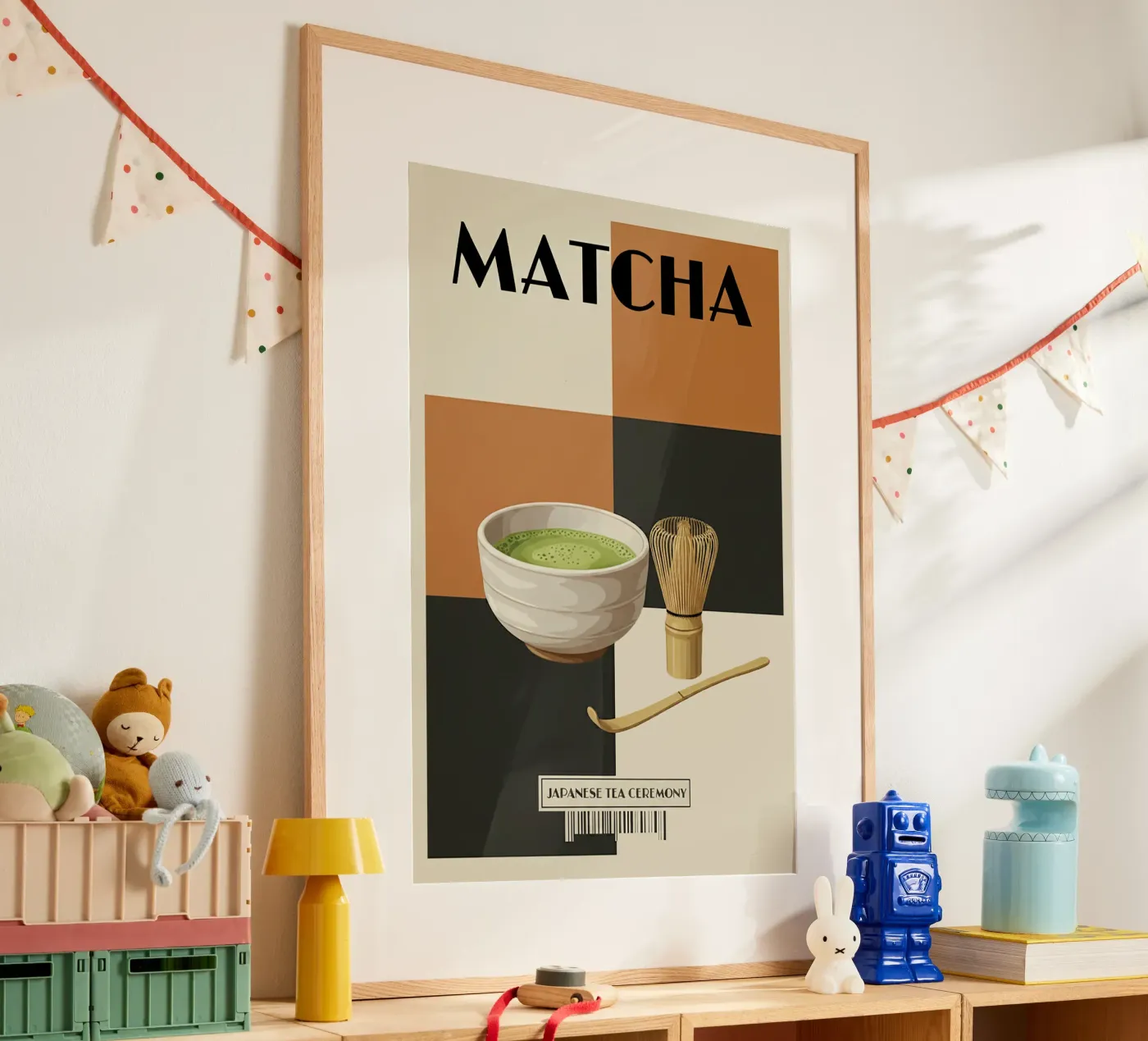 Matcha-Zeit Poster von Tasty Colors