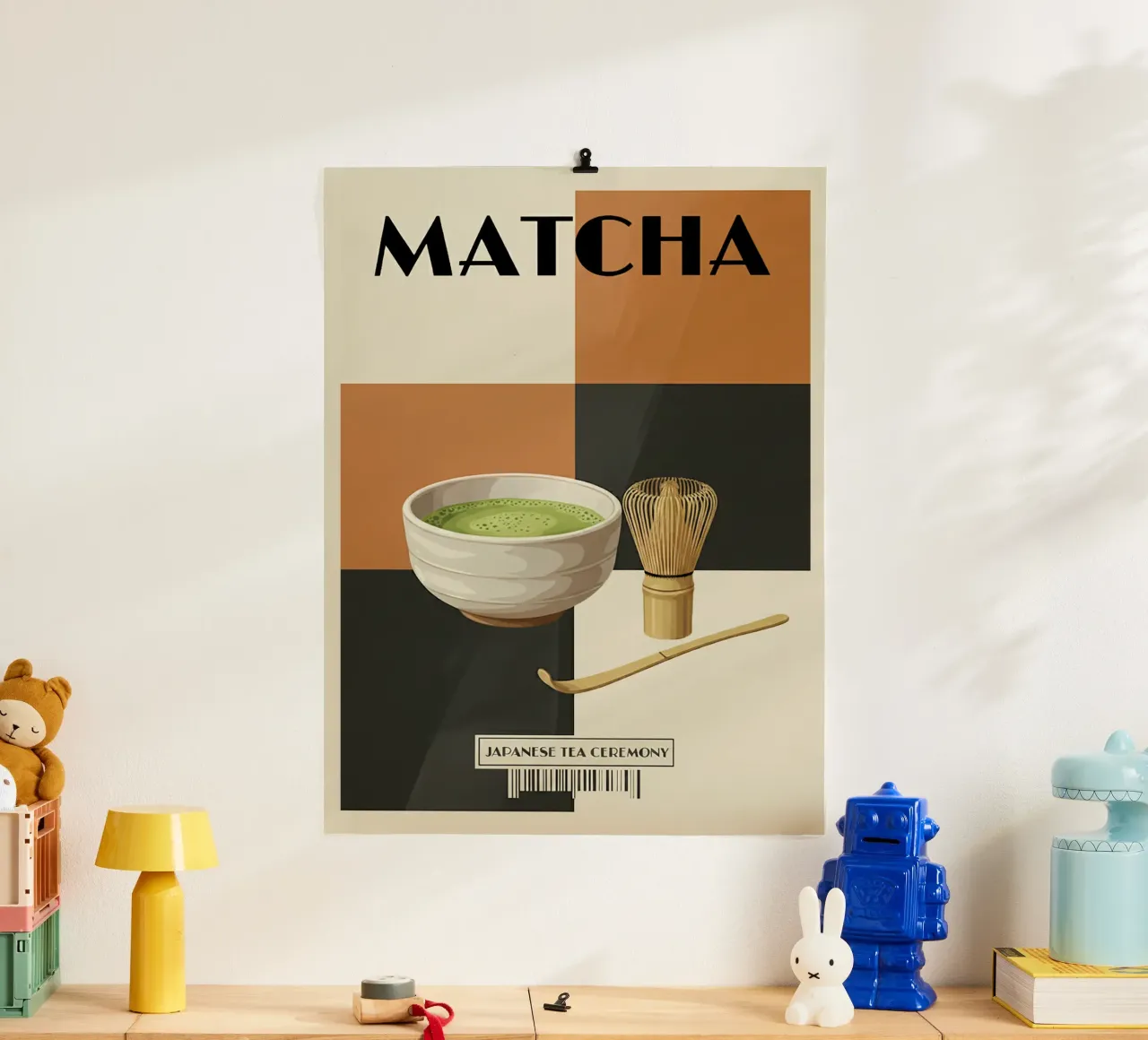 Matcha time poster by Tasty Colors