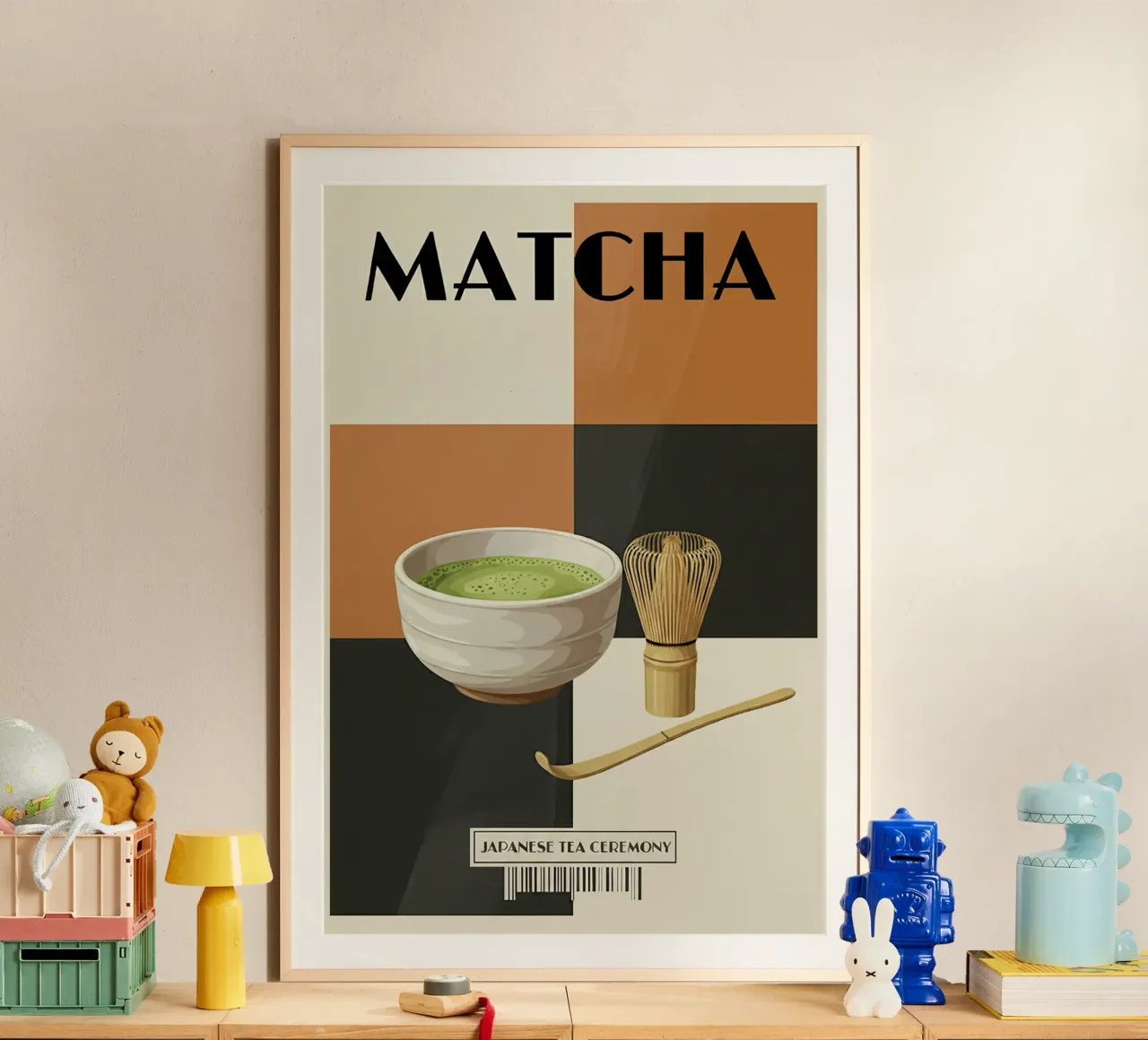 Matcha time poster by Tasty Colors