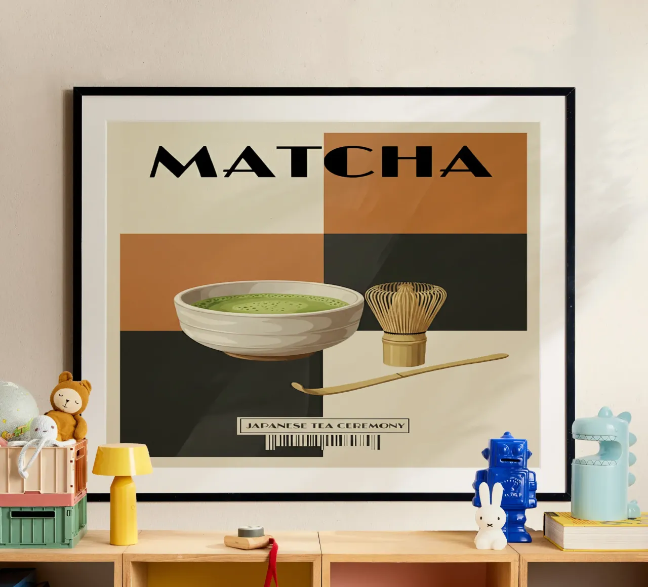 Matcha time poster by Tasty Colors