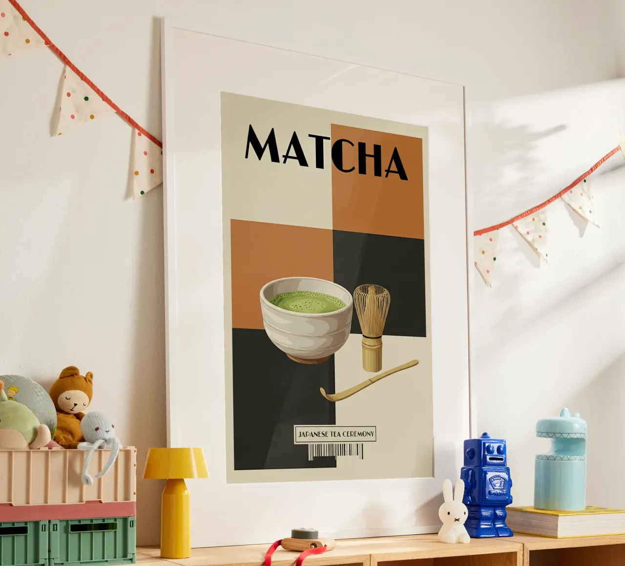 Matcha time poster by Tasty Colors