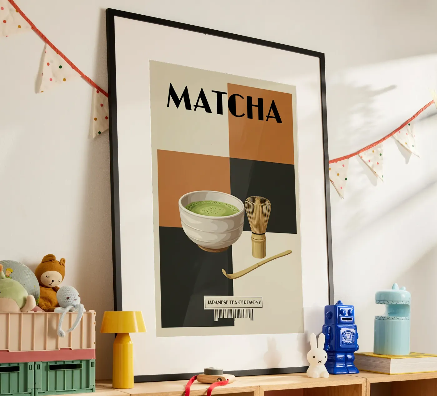 Matcha-Zeit Poster von Tasty Colors