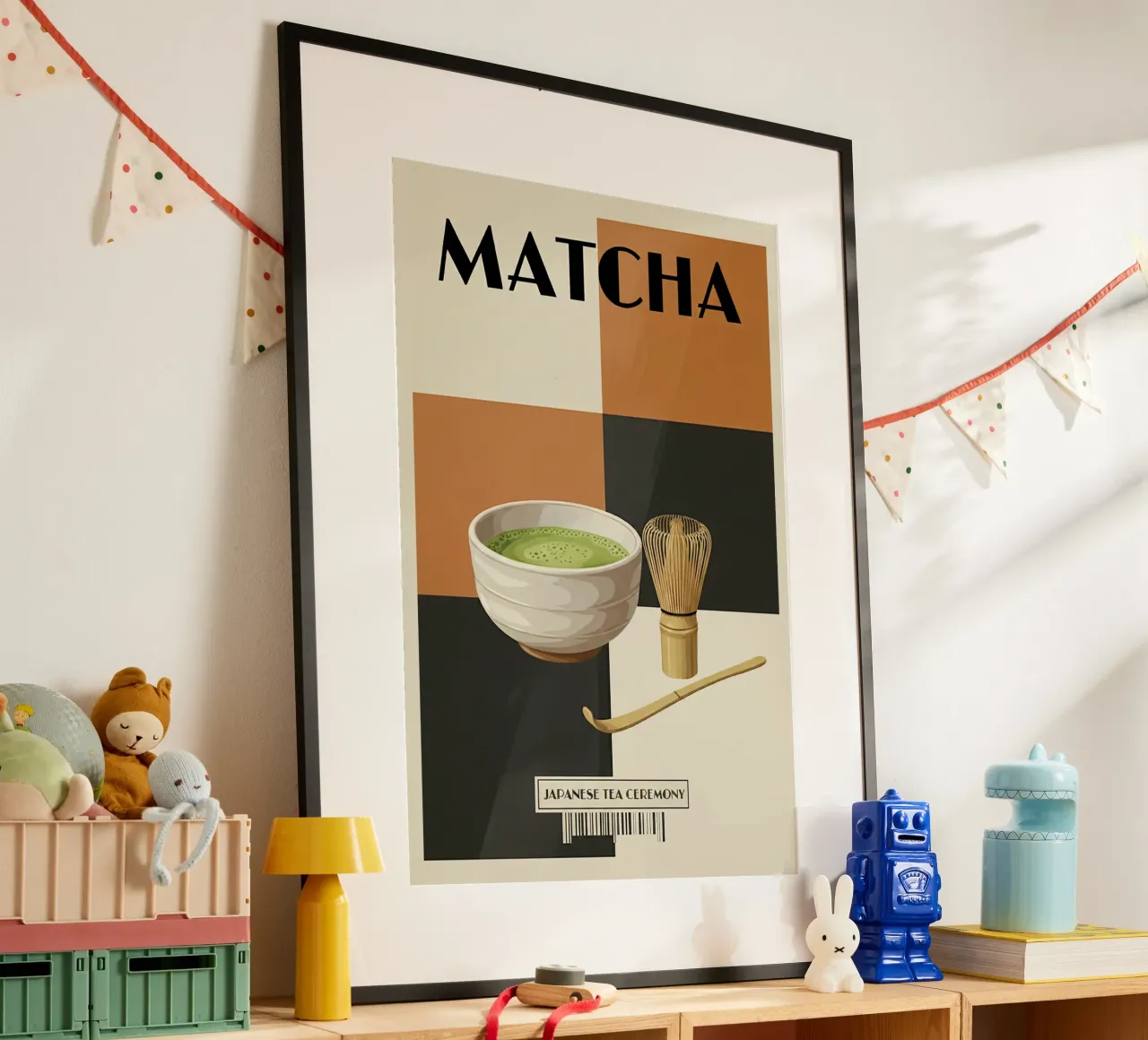 Matcha time poster by Tasty Colors