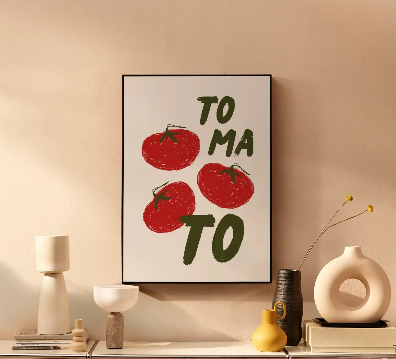 Tomato Acryl-Glas von Quotes on walls