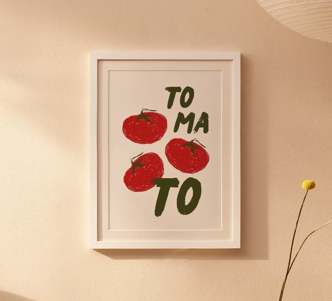 Tomato poster da Quotes on walls